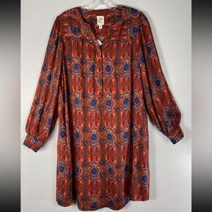 Anthropologie TINY Rosemary Tunic Dress Aztec  Sz M NEW